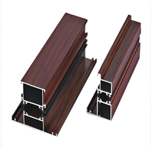 wooden color curtain wall profiles (copy)